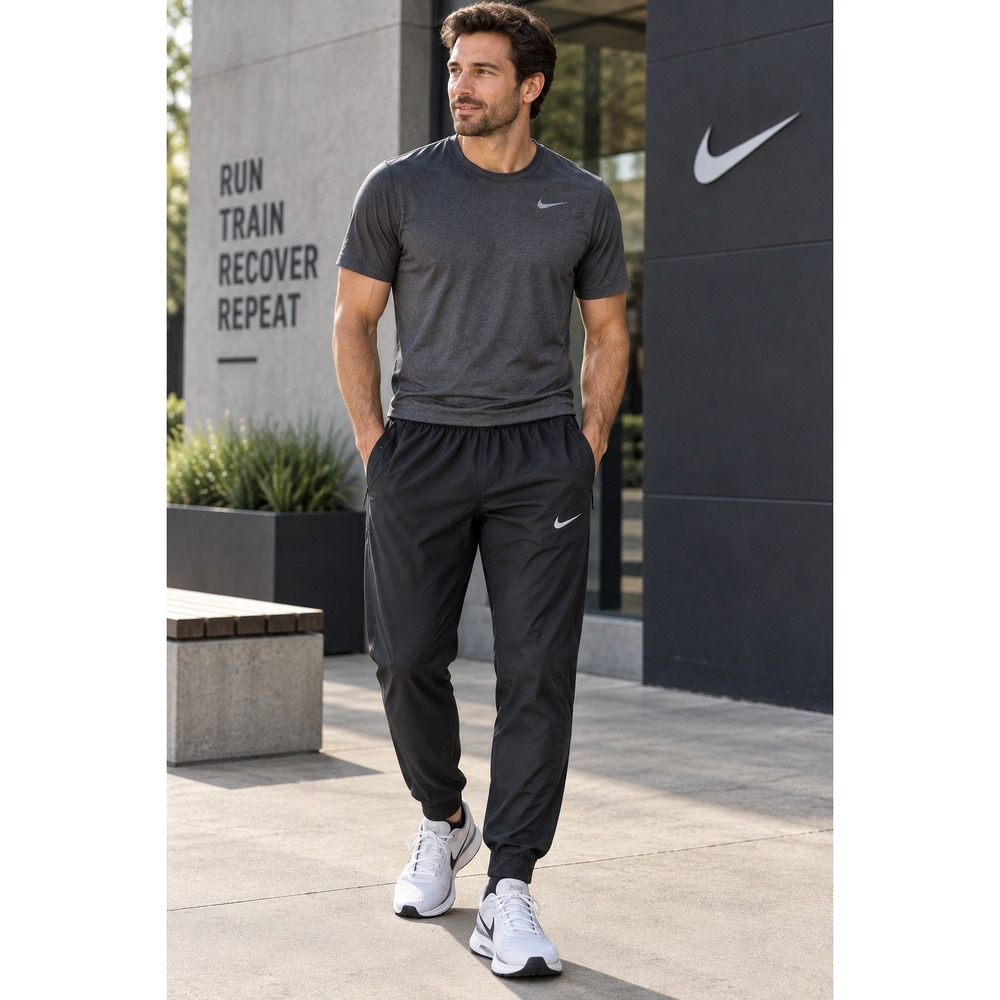 Nike Therma-FIT Running Pants Men's XL Black Tapered Athletic Joggers